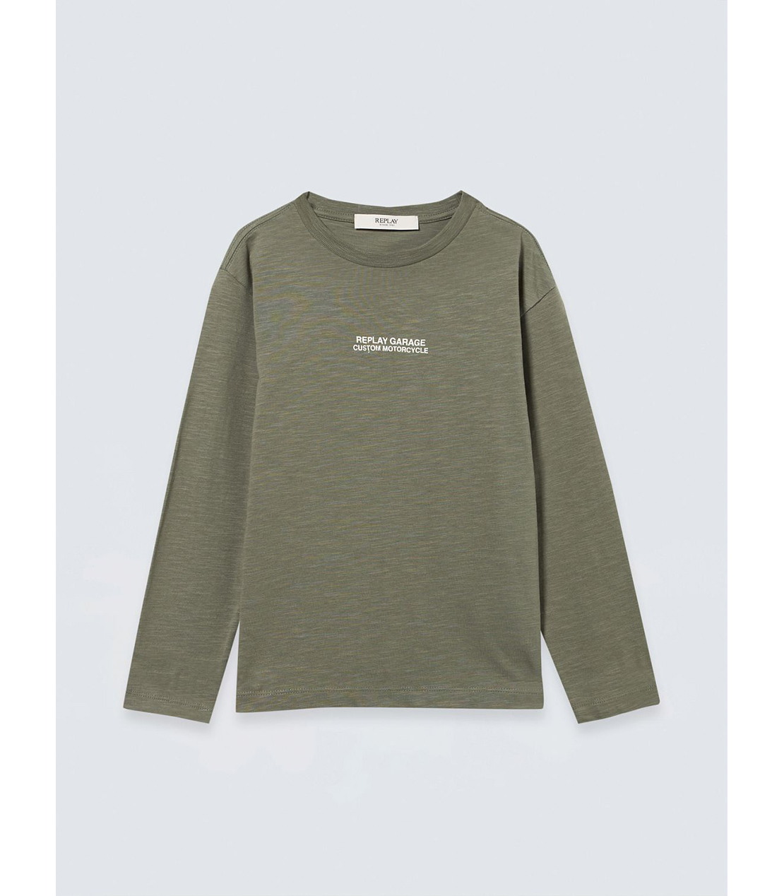 エイジドプリント ロングスリーブTシャツ 詳細画像 ミリタリーグリーン 1